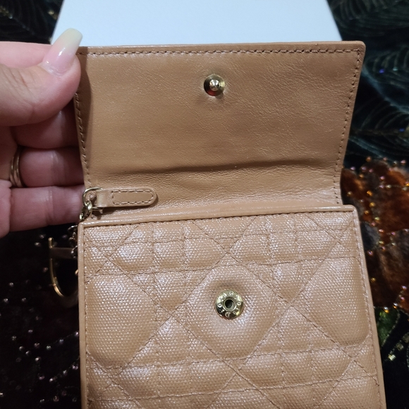 Dior Lady Dior Cannage wallet - Picture 6 of 13